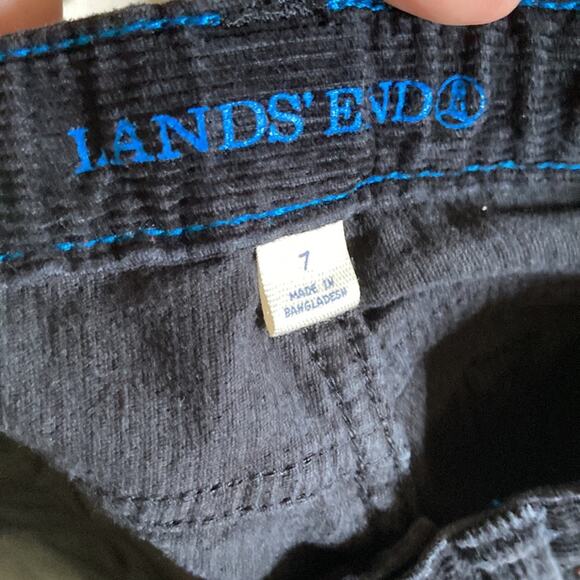 Land’s End Black Corduroy Little Boy Pants, Size 7 - Picture 3 of 7